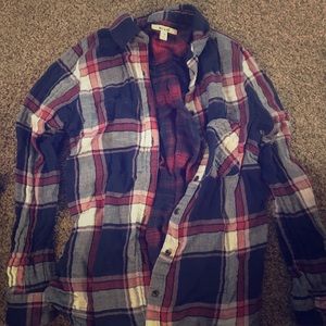 Francesca’s Miami brand plaid button down
